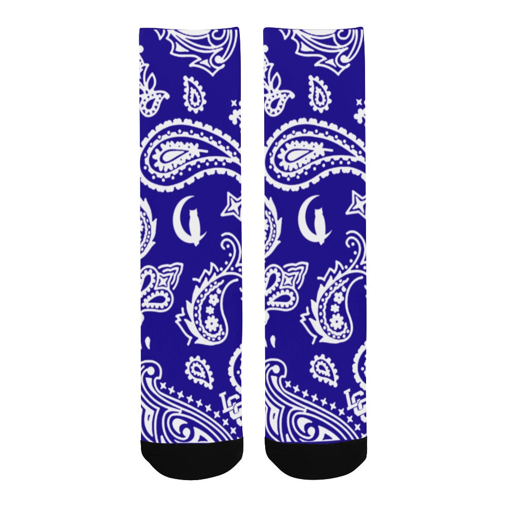 BANDANA PAISLEY Men's Custom Socks