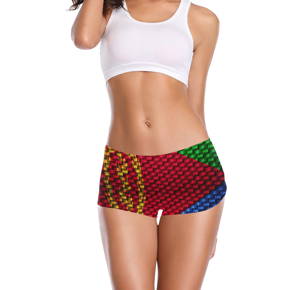 ERITREA FLAG Women's All Over Print Boyshort Panties (Model L31)