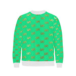 EXCELLENCE TRQGLD Men's Rib Cuff Crew Neck Sweatshirt