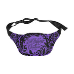 GORGIOUS LEAF PURPLE Fanny Pack/Small (Model 1677)