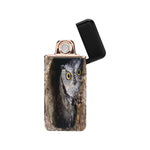 OWL IN HOLE USB Rechargeable Lighter