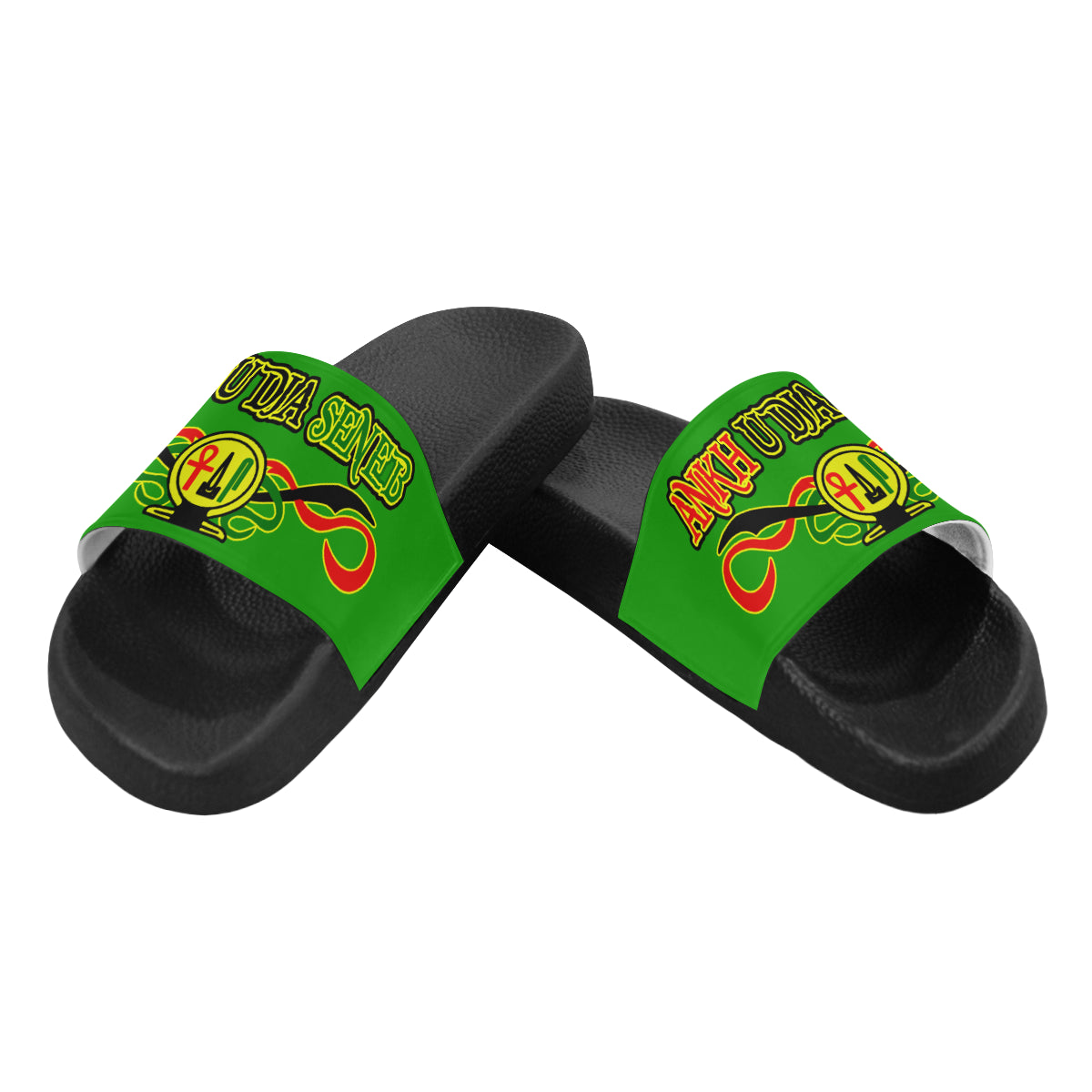 ANKH UDJA SENEB SHEN GREEN Women's Slide Sandals