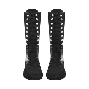 PARIS BY NIGHT Canvas Long Boots For Women Model 7013H