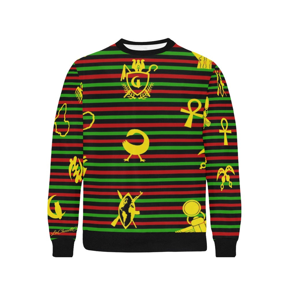 RBG KEMET Men's Rib Cuff Crew Neck Sweatshirt