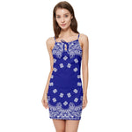 BANDANA Cs'UP Summer Tie Front Dress