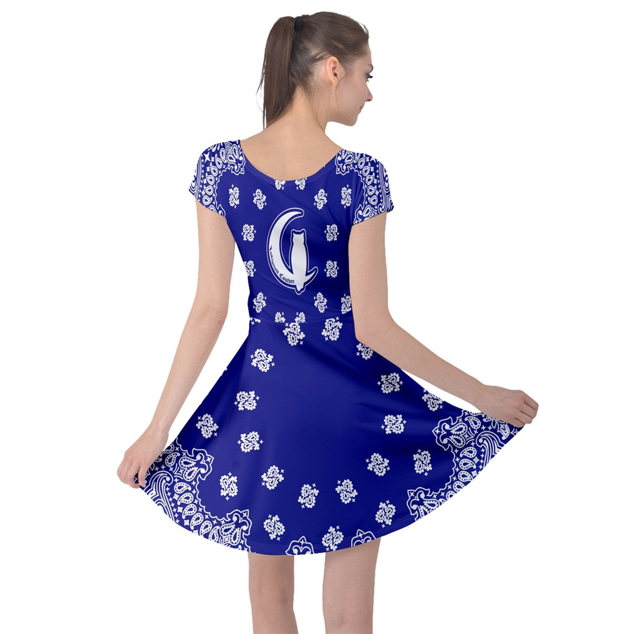 Bandana Cs'up Cap Sleeve Dress