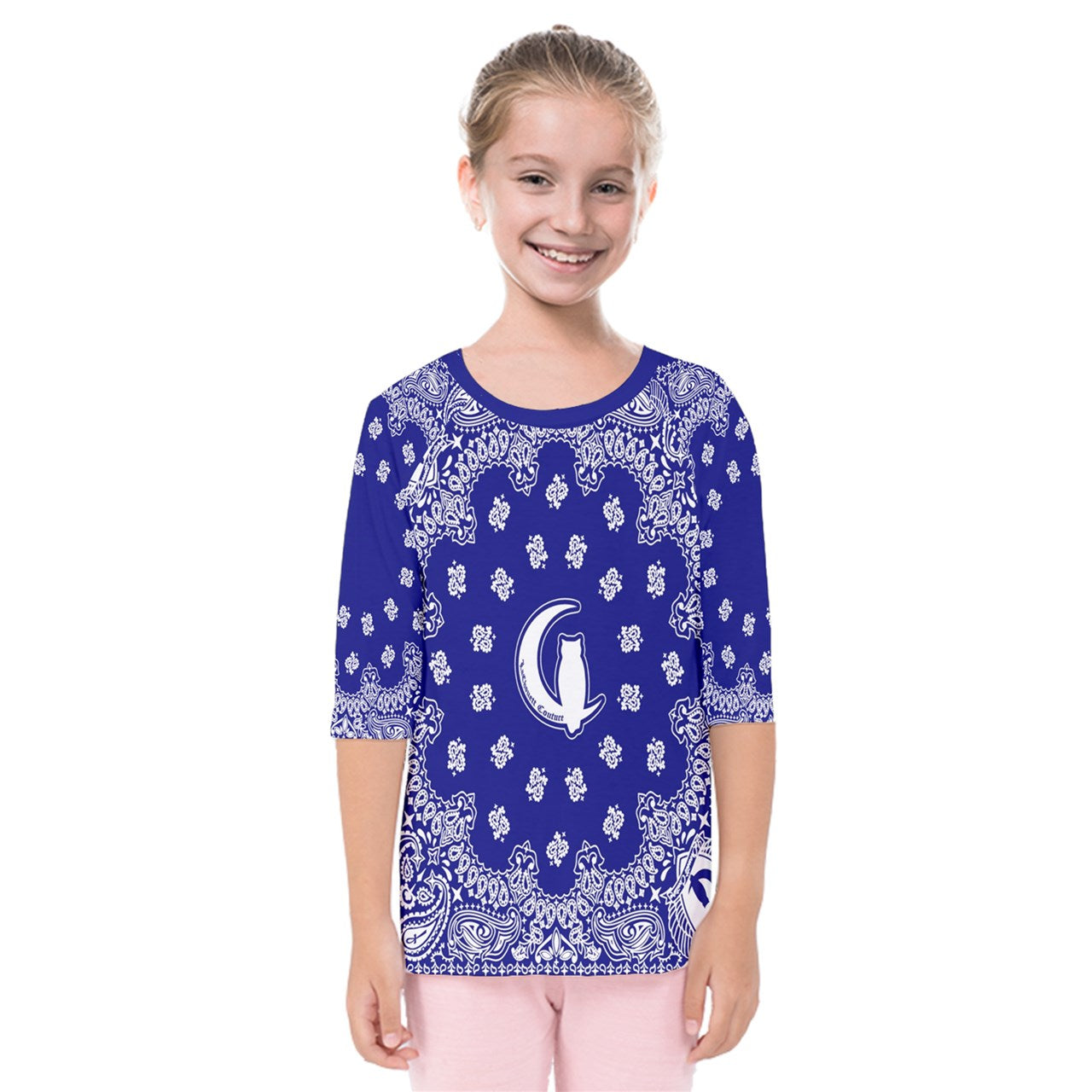 Bandana Cs'up Kids' Quarter Sleeve Raglan Tee