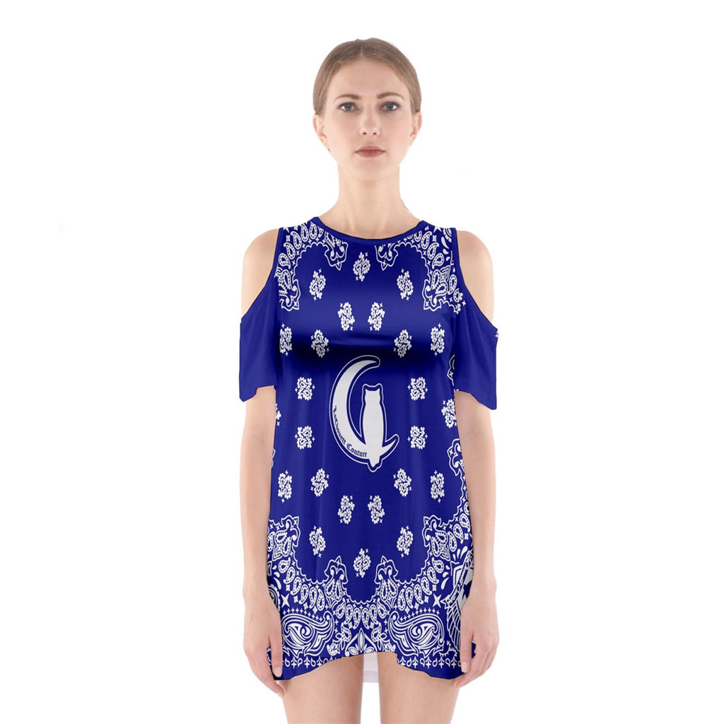 Bandana Cs'up Shoulder Cutout One Piece Dress