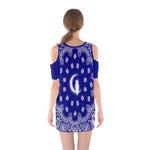 Bandana Cs'up Shoulder Cutout One Piece Dress