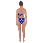 Bandana Cs'up Tie Back One Piece Swimsuit