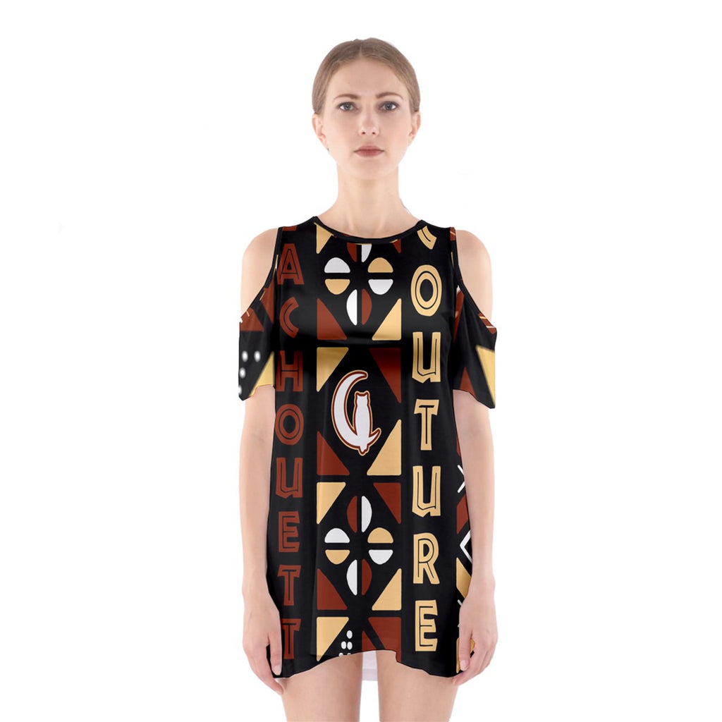 Bologan Shoulder Cutout One Piece Dress