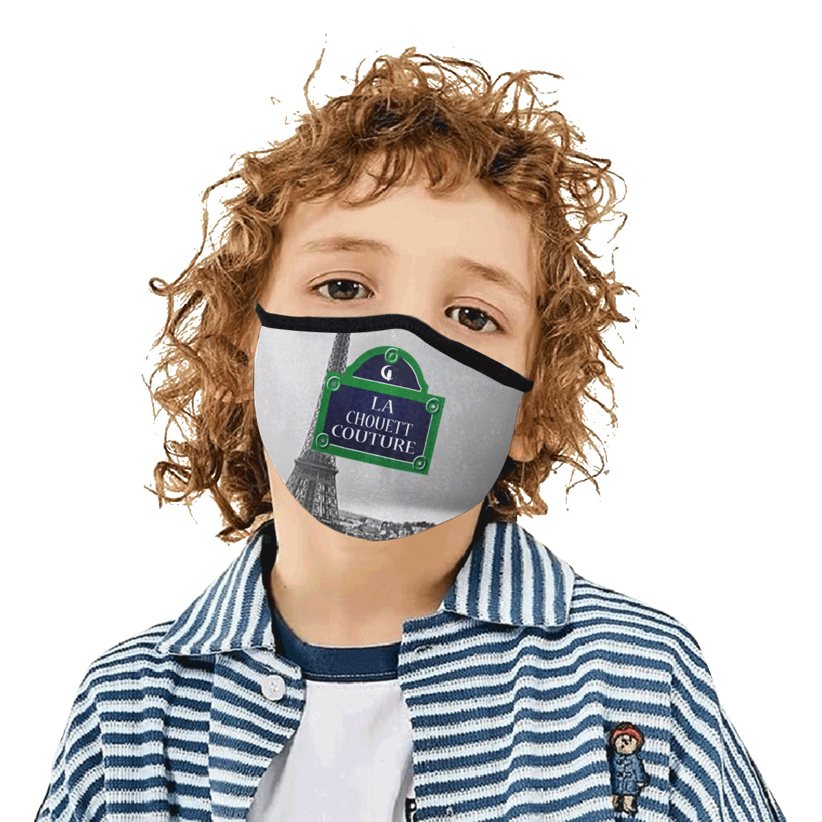 RUE DE PARIS Mouth Mask in One Piece (2 Filters Included)
