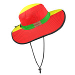 GUINEE FLAG Wide Brim Bucket Hat