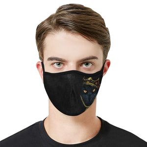 KING LACHOUETT Mouth Mask in One Piece (2 Filters Included)