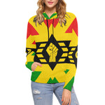 FIST UP RBG All Over Print Hoodie for Women
