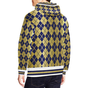 ARLEQUIN BLUE All Over Print Hoodie for Men