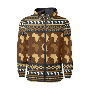 AFRIKA ORNEMENT All Over Print Windbreaker for Unisex