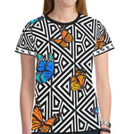 BUTTERFLY New All Over Print T-shirt for Women