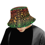 HIERO RASTA All Over Print Bucket Hat for Men