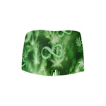 INFINITY GREEN COSMOS Women's All Over Print Boyshort Panties (Model L31)
