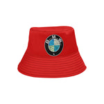 B.Money.W RED All Over Print Bucket Hat for Men