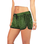 BANDANA KAKI Women's All Over Print Relaxed Shorts