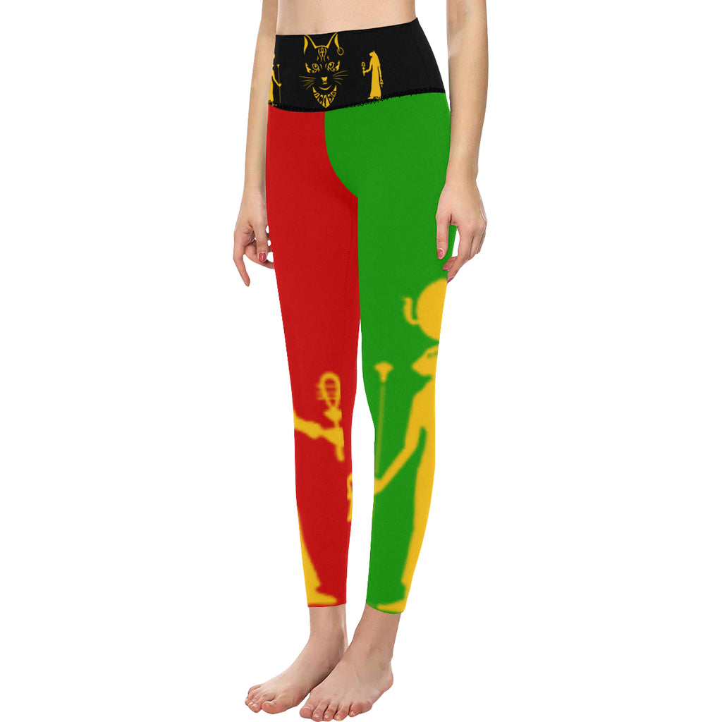 BASTET PROTECTION  High-Waisted Leggings