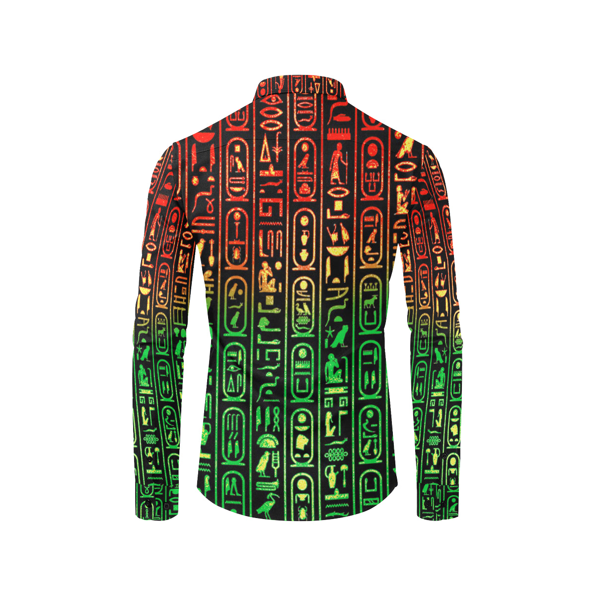 HIERO RASTA Men's All Over Print Casual Dress Shirt (Model T61)