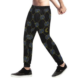 EXCELLENCE L.A Men's All Over Print Sweatpants