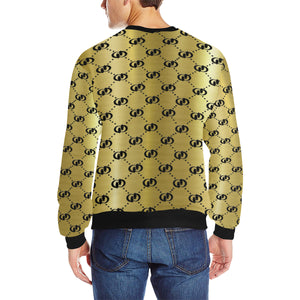 EXCELLENCE GLDBLCC Men's Rib Cuff Crew Neck Sweatshirt