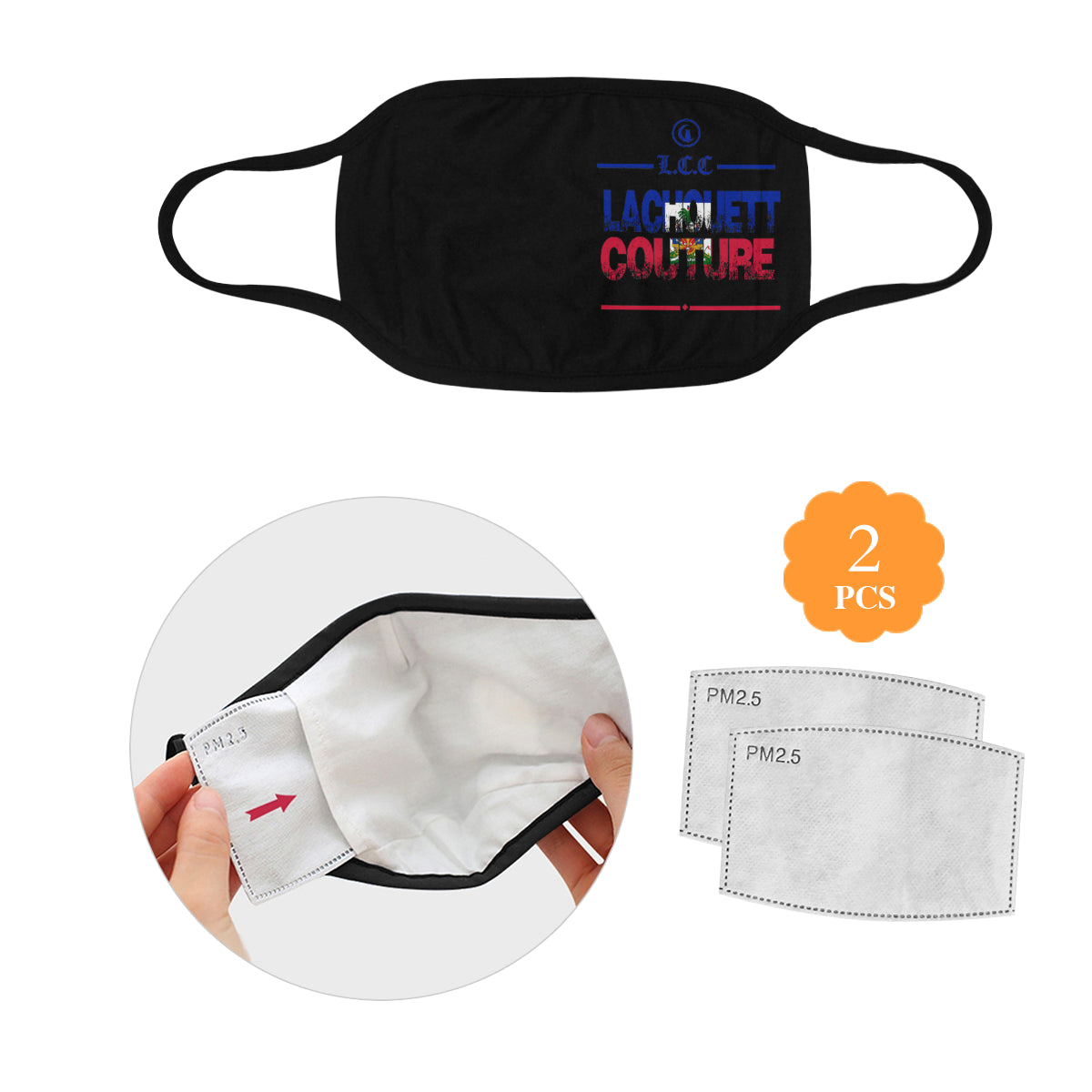 LCC HAITI GRUNDGE Mouth Mask (2 Filters Included) (Non-medical Products)