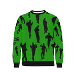 C-WALK GREEN Men's Rib Cuff Crew Neck Sweatshirt