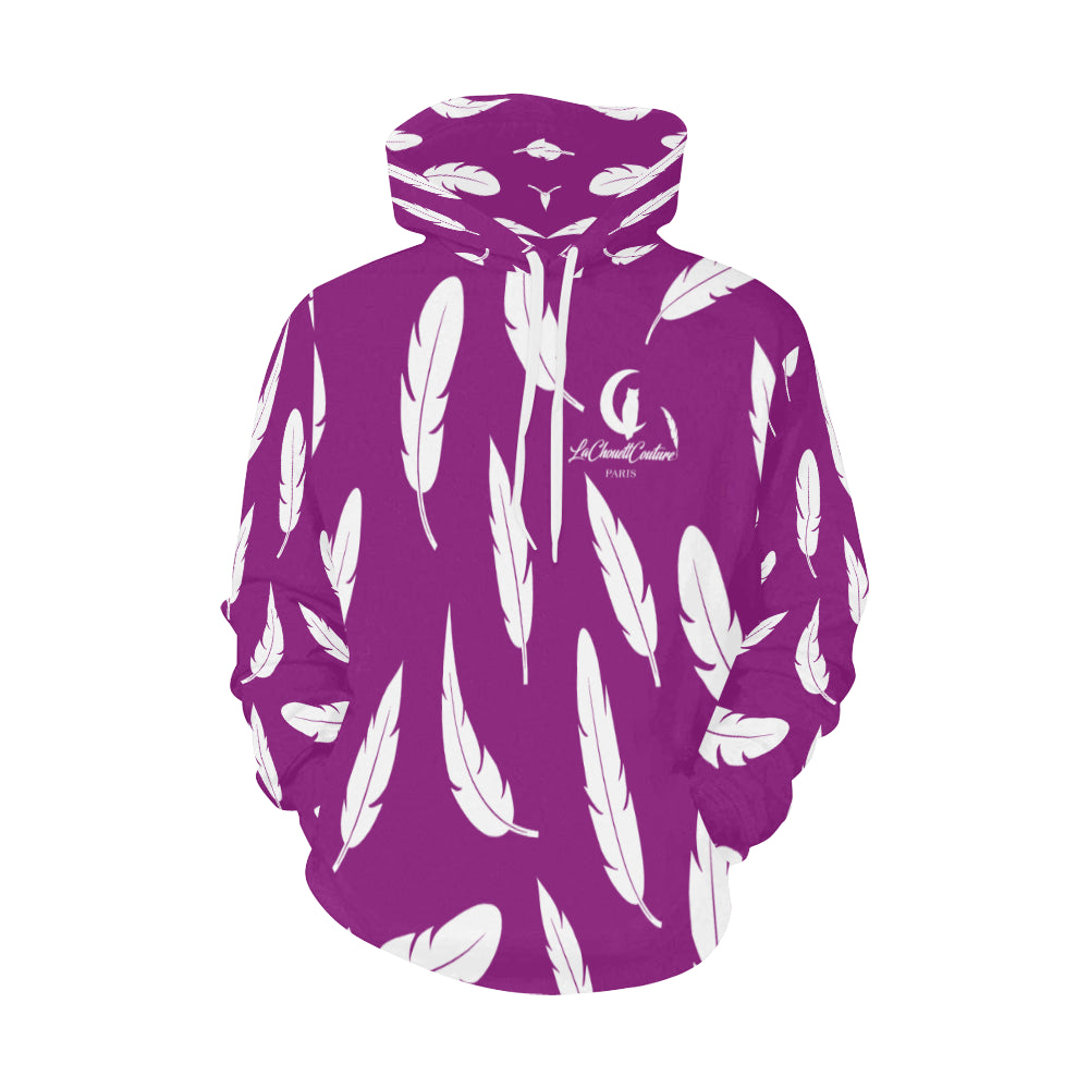 FEATHER GRAPE All Over Print Hoodie for Men