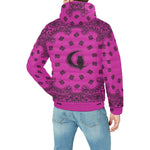 BANDANA GRAPE PADDED HOODIE JACKET