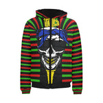 RBG C SKULL Men's Padded Hooded Jacket