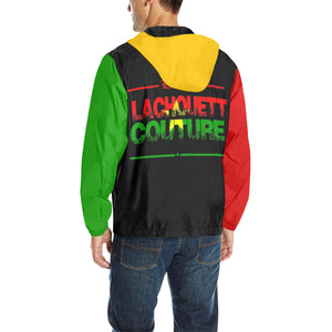 LCC BRKNA FASO GRUNDGE All Over Print Quilted Windbreaker for Men (Model H35)