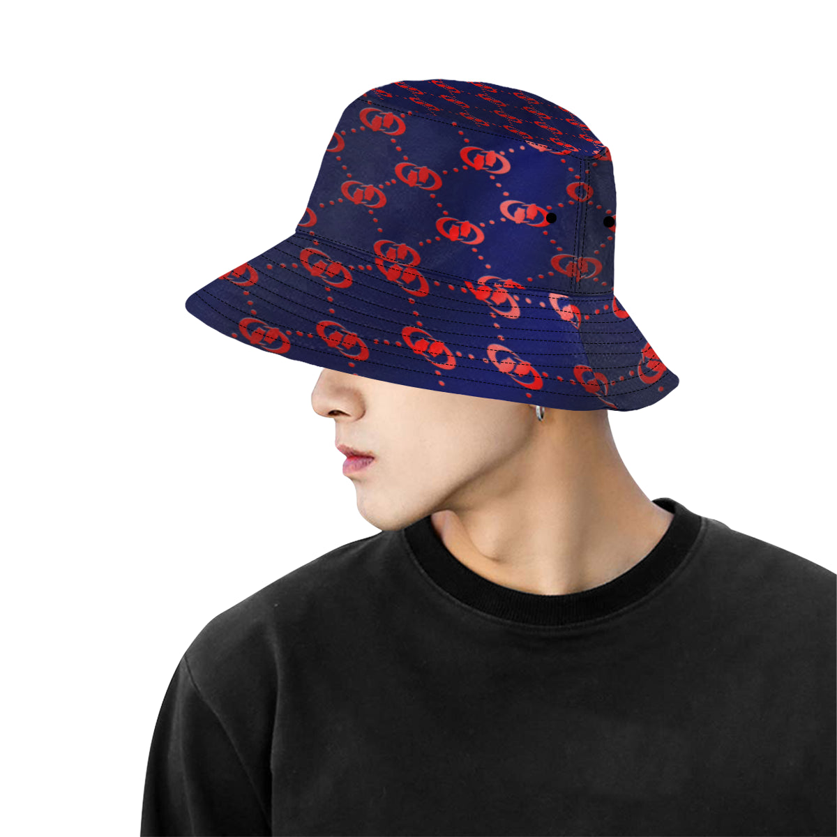 EXCELLENCE BLURED All Over Print Bucket Hat for Men