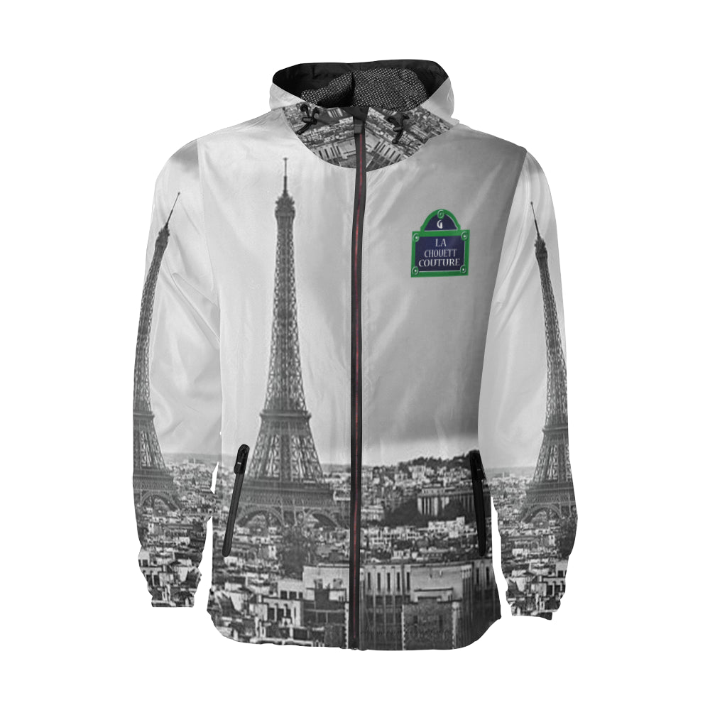 RUE DE PARIS All Over Print Windbreaker for Unisex