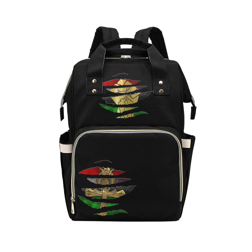 RBG ANKH RIPPED Multi-Function Diaper Backpack