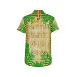 TROPICAL PAPYRUS Men's All Over Print Short Sleeve Shirt