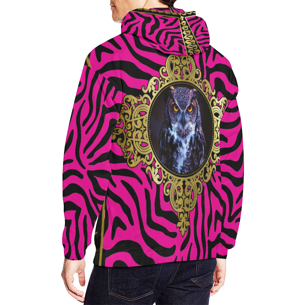 PRIVILEGE PINKISH All Over Print Hoodie for Men