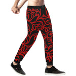 GORGIOUS RED Men's All Over Print Sweatpants (Model L11)