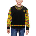 FRACTAL FARI All Over Print Crewneck Sweatshirt for Kids (Model H29)