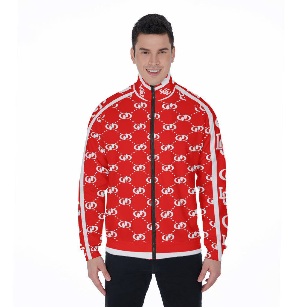 EXCELLENCE RED Stand Collar Jacket