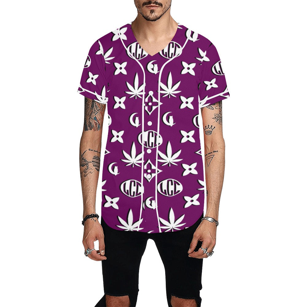 LCC WEEDY All Over Print Baseball Jersey for Men