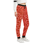 RED TIGER SKIN Women's All Over Print Sweatpants (Model L11)