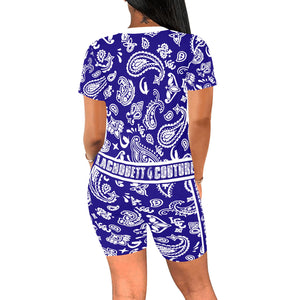 BANDANA PAISLEY Women's Short Yoga Set