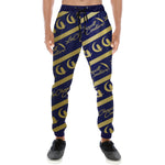 NICE ONE GLDBLU Men's All Over Print Sweatpants