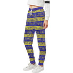 MDU NTR GOLDEN BLUE Women's All Over Print Sweatpants (Model L11)