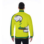 BURN THE OPPS YLW Stand Collar Jacket